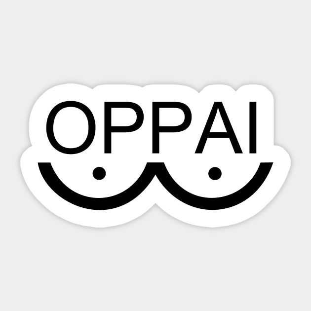 Oppai Sticker by gblackid